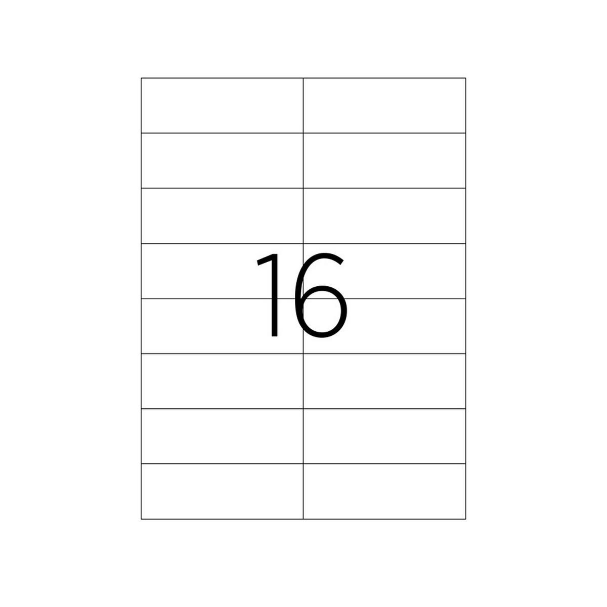 105 X 37.125 mm Lazer Etiket TKS-2105