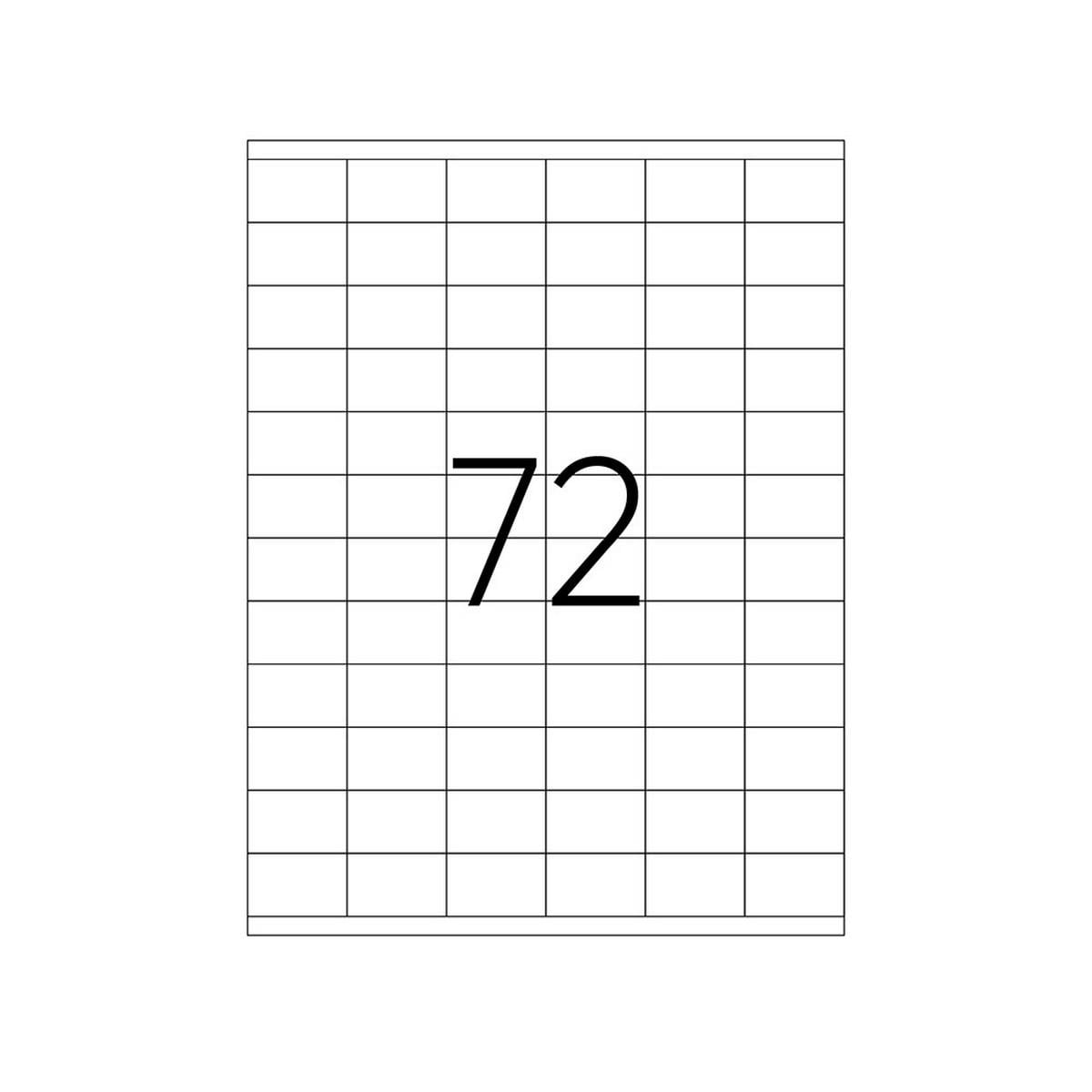 35 X 23 mm Lazer Etiket TKS-2172