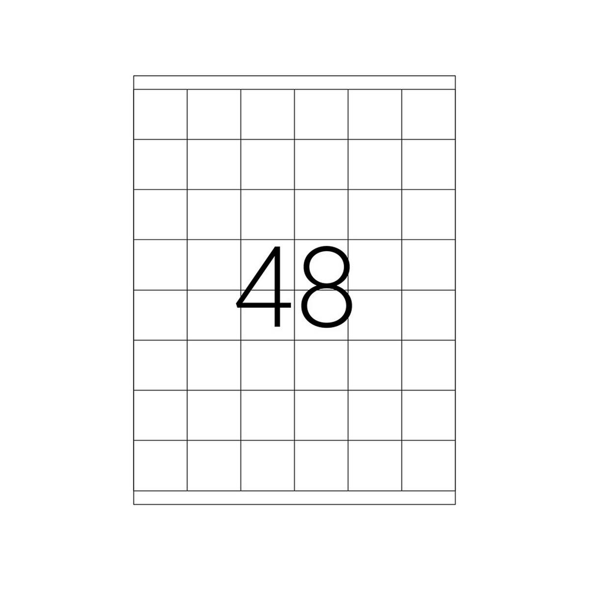 35 X 35 mm Lazer Etiket TKS-2348