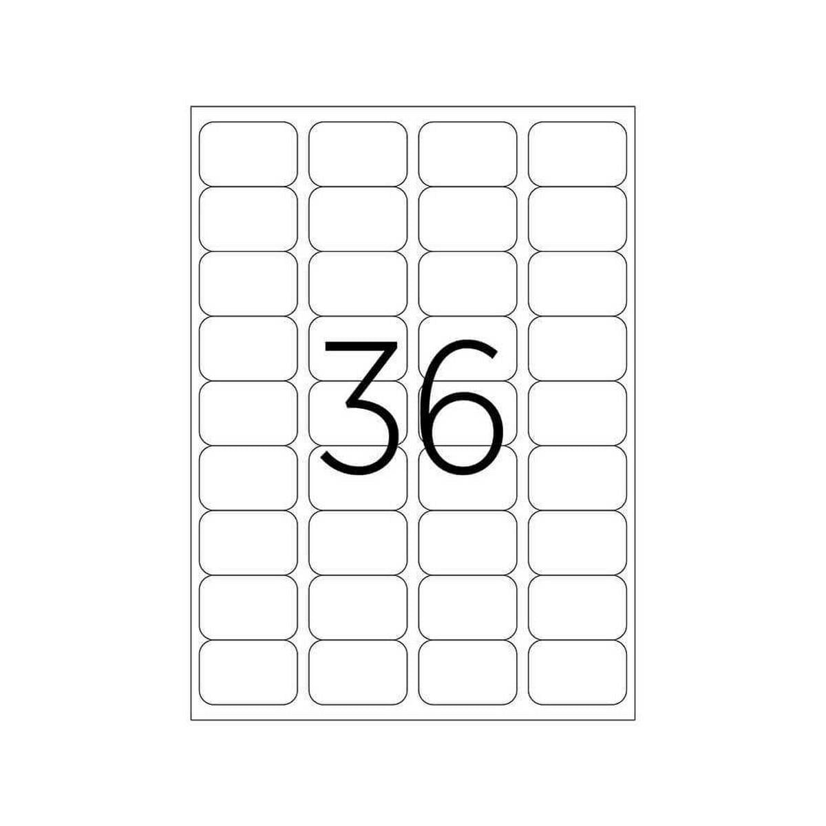 45 X 30 mm Lazer Etiket TKS-2036