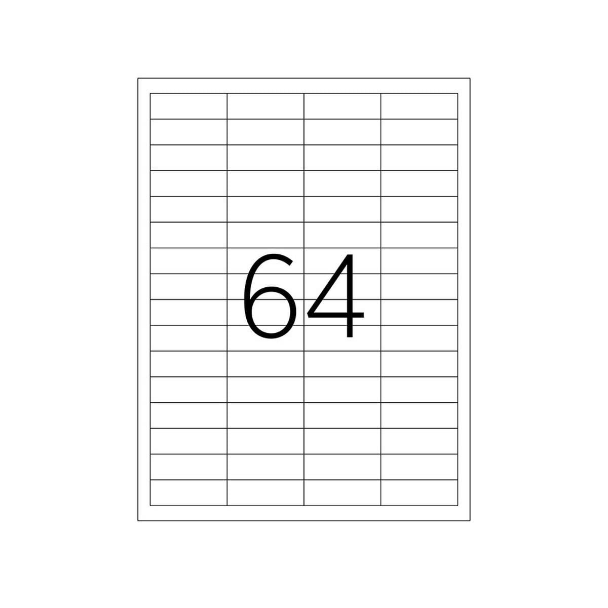48.5 X 16.9 mm Lazer Etiket TKS-2564