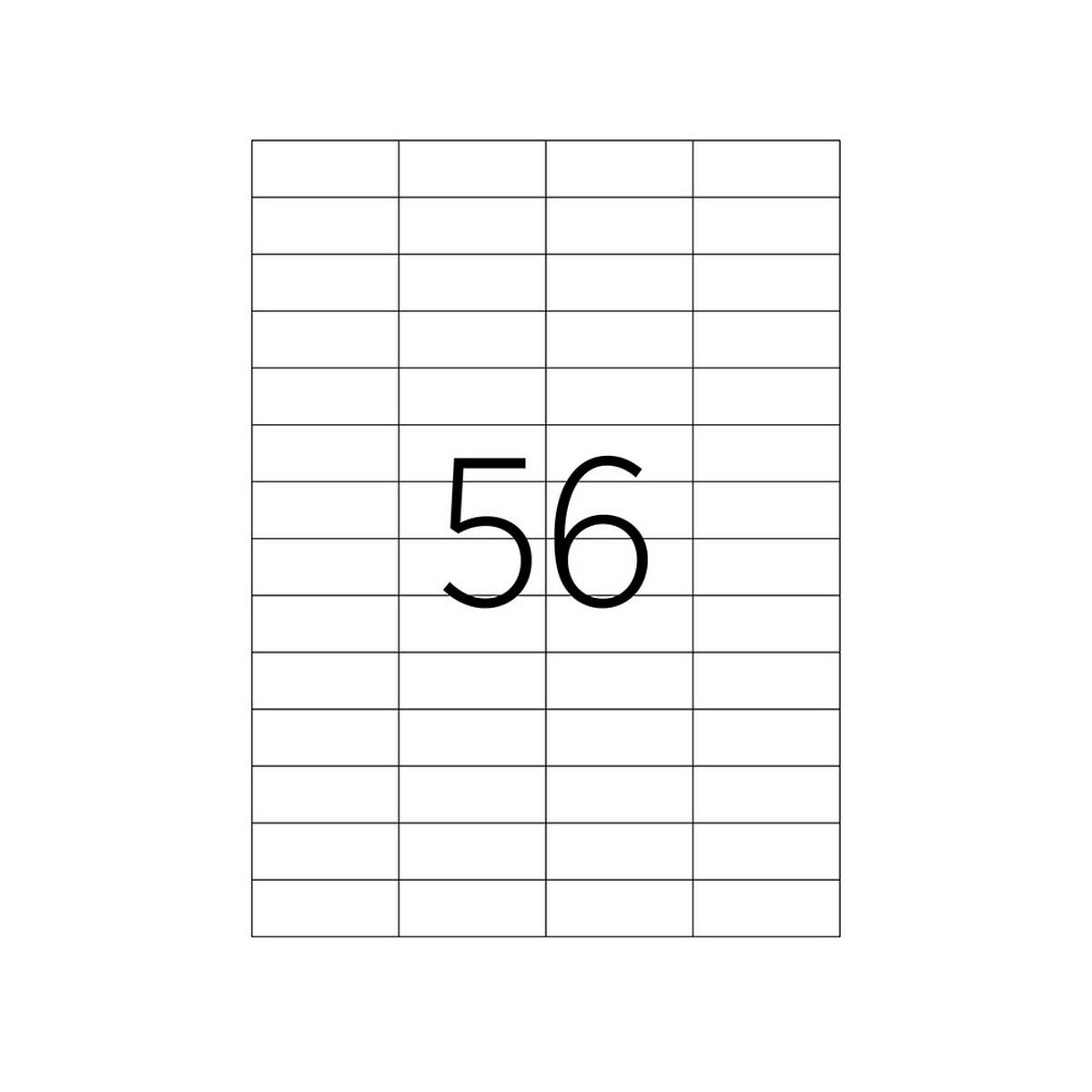 52.5 X 21.2 mm Lazer Etiket TKS-2321