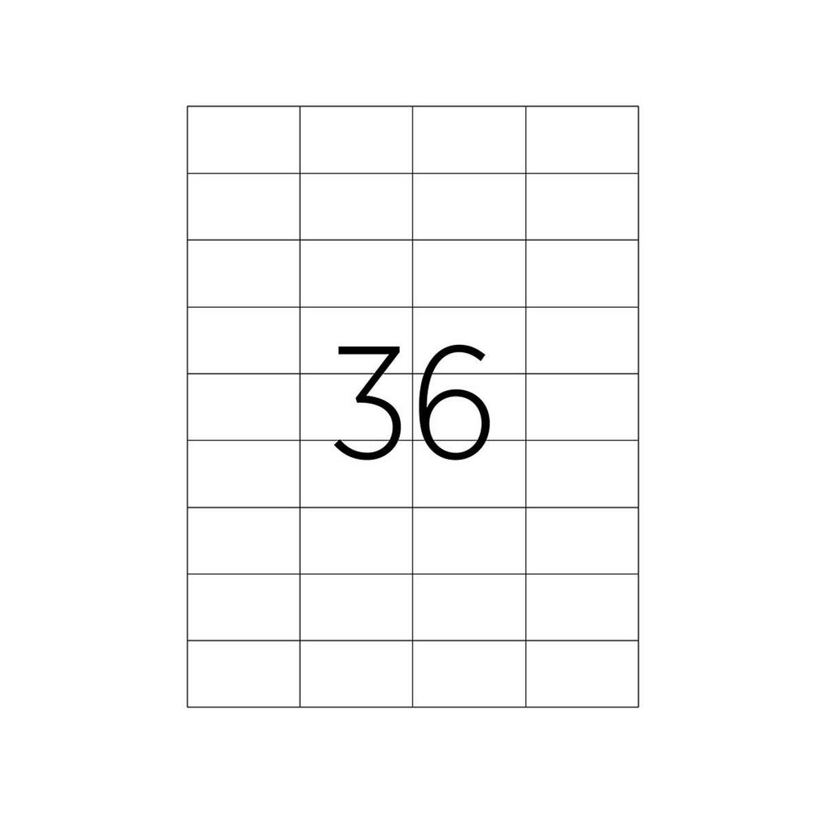 52.5 X 33 mm Lazer Etiket TKS-2035