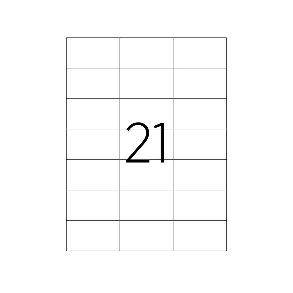 70 X 42 mm Lazer Etiket TKS-2124