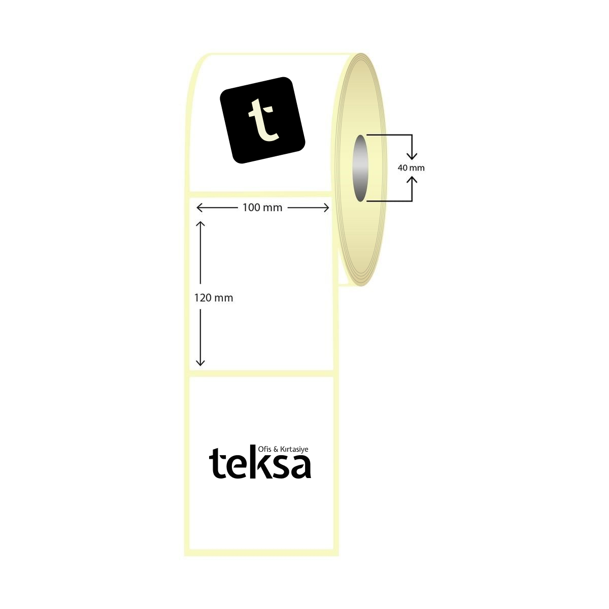 80X120 Termal Etiket ( 300 lü )